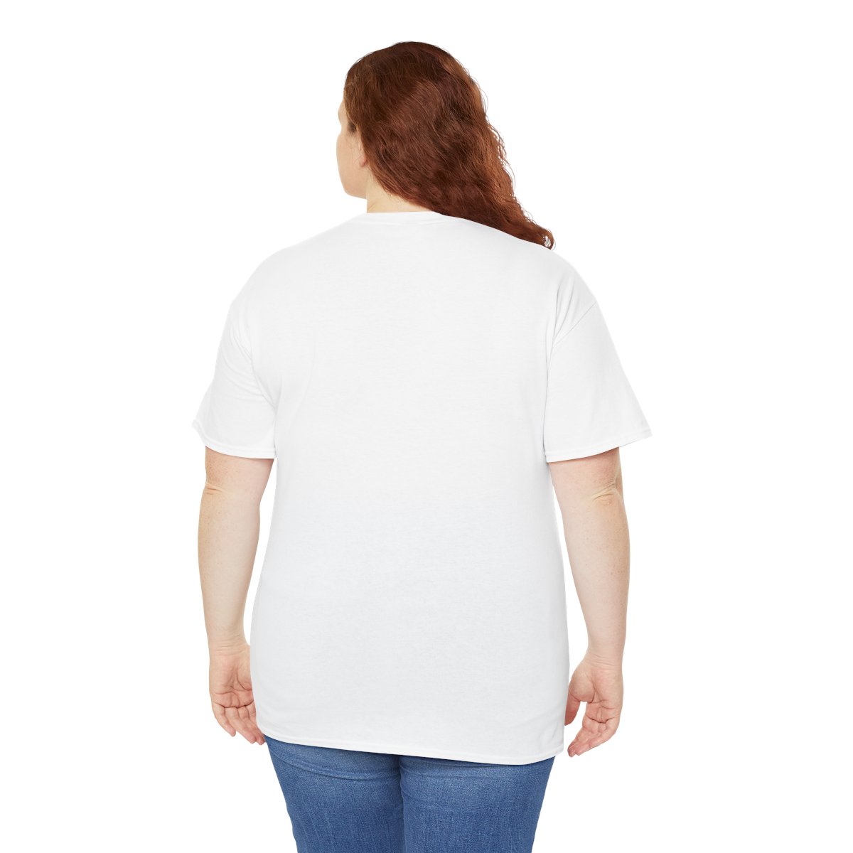 Salsa Addict Sunburst Tee — White tee, person back view