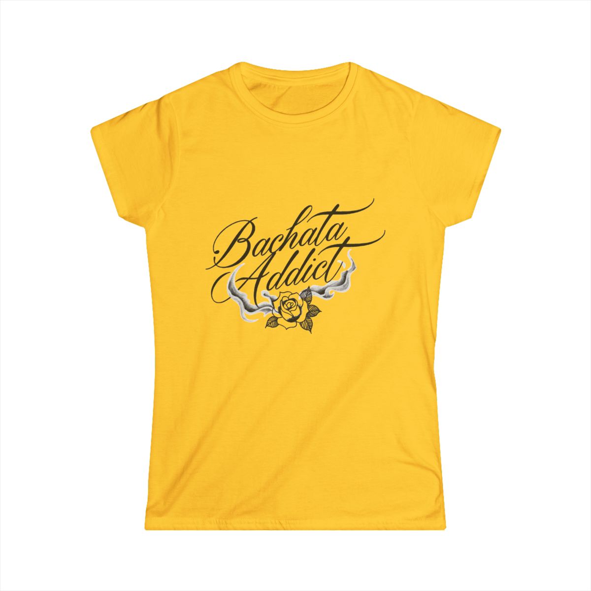 Bachata Addict Tee — Daisy tee, front view