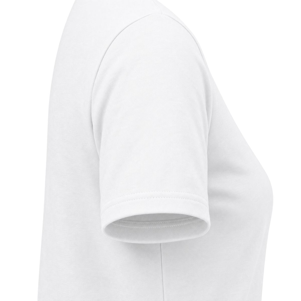 Bachata Addict Tee — White tee, right sleeve view