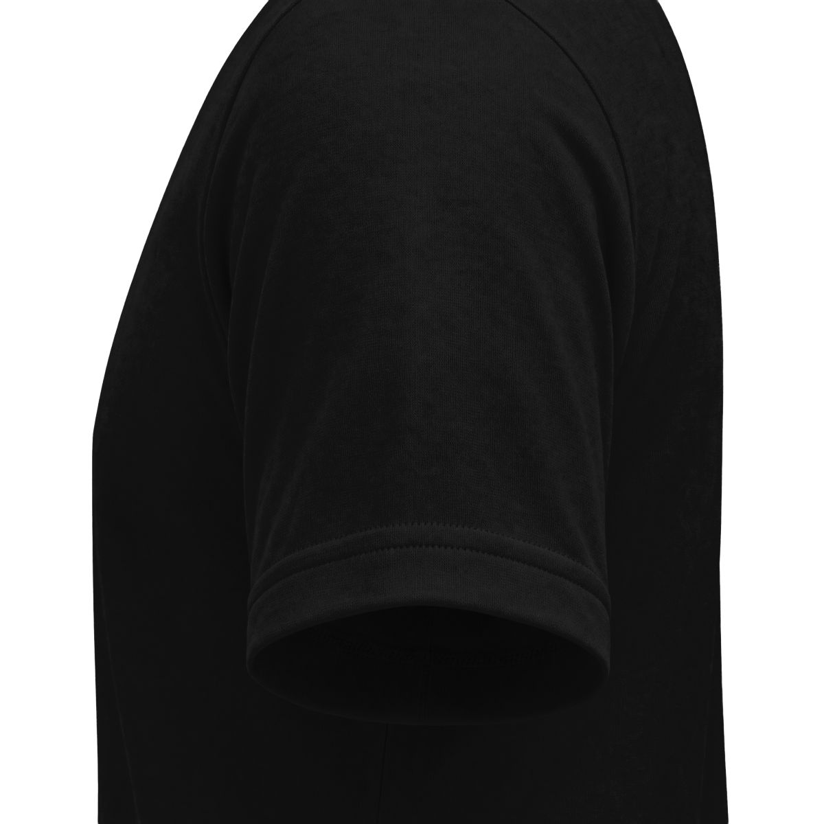 On2 Or Nothing Tee — Solid Black tee, left sleeve view